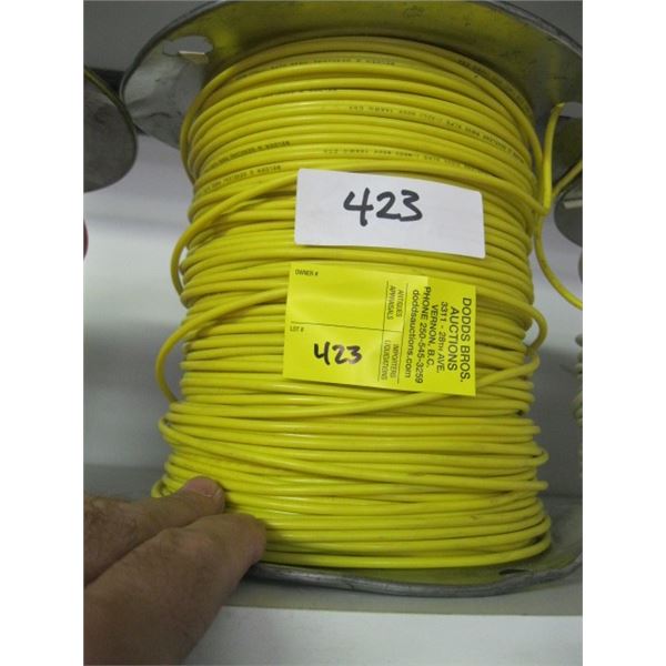 3/4 ROLL 300M YELLOW RW90 1250 004 WIRE