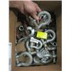 Image 1 : BOX OF VARIOUS SIZED SHACKLES