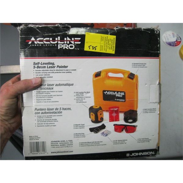 ACCULINE PRO 5 BEEM LASER, JOHNSON 40-6680