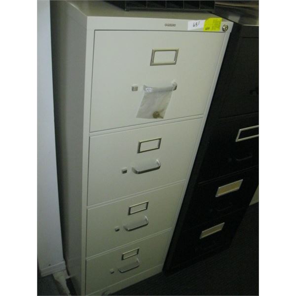 4 DRAWER FILING CABINET W/KEY