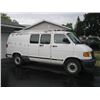 Image 1 : 2003 DODGE RAM B2500 3/4 TON WHITE VAN WITH ROOF RACK & BINS, ENGINE RE/RE AT 301,648KM, TRANNY RE/R