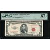 Image 1 : 1953A $5 STAR Legal Tender Note PMG 67EPQ