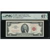 Image 1 : 1963 $2 Legal Tender Note PMG 67EPQ