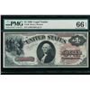 Image 1 : 1880 $1 Legal Tender Note PMG 66EPQ