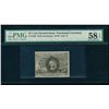 Image 1 : 25 Cent Second Issue Fractional PMG 58EPQ