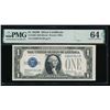 Image 1 : 1928B $1 Silver Certificate PMG 64EPQ