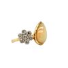 Image 2 : Opal "Raindrop" and Diamond "Flowerette" Ring
