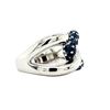 Image 3 : Intimate Interlocking Loops Blue Sapphire Ring