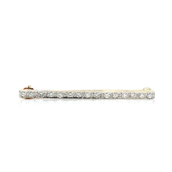 Early 1900's Diamond Gold Bar Pin