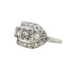 Image 2 : Diamond Dinner Ring Modern with Vintage Flair