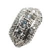 Image 4 : Diamond Dinner Ring Modern with Vintage Flair