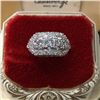 Image 5 : Diamond Dinner Ring Modern with Vintage Flair