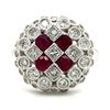 Image 2 : Designer Orianne Ruby and Diamond Ring PLT