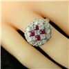 Image 4 : Designer Orianne Ruby and Diamond Ring PLT