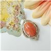 Image 7 : Timelessly Beautiful Coral and Diamond Necklace