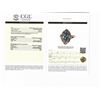 Image 8 : Intense Blue Aquamarine and Baguette Diamond Ring