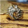 Image 7 : Original Samuel Aaron Diamond Pinwheel Bow Ring