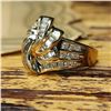 Image 8 : Original Samuel Aaron Diamond Pinwheel Bow Ring