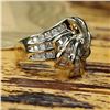 Image 9 : Original Samuel Aaron Diamond Pinwheel Bow Ring