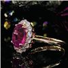 Image 3 : Positively Elegant Pink Sapphire and Diamond Ring