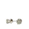 Image 2 : 2.15 CTW Diamond Solitaire Stud Earrings