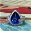 Image 10 : Bold Tanzanite and Mixed-Cut Diamond Ring