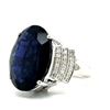 Image 1 : Bold Iolite and Diamond Ring
