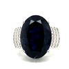 Image 2 : Bold Iolite and Diamond Ring