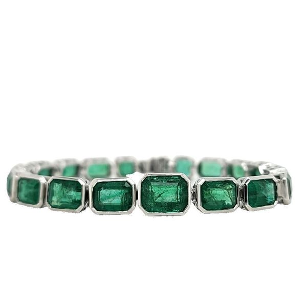 Platinum and Emerald Bracelet VERY LOW RESERVE