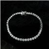 Image 2 : Orianne Platinum and Diamond Eternity Bracelet