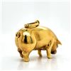 Image 3 : Truffle Hunter 18K Yellow Gold Pig Pendant HEAVY
