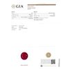 Image 9 : GIA African Ruby and Diamond Designer Ring PLT
