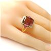 Image 6 : Watermelon Tourmaline, Sapphire and Diamond Ring