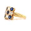 Image 2 : Incredibly Unique Sapphire and Diamond Ring