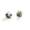 Image 3 : Bezel-Set Diamond Stud Solitaire Earrings