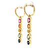 Image 2 : Multi-Colored Sapphire Earrings Trending 2023-24