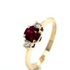 Image 3 : Petite Ruby and Diamond Ring