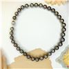 Image 1 : Natural Gray - Purplish Pink Tahitian Pearl Strand
