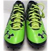 Image 3 : RUSSELL WILSON SIGNED UNDER ARMOUR FOOTBALL CLEATS (WILSON COA)