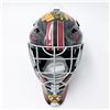 Image 3 : ED BELFOUR SIGNED CHICAGO BLACKHAWKS FULL SIZE GOALIE MASK (FROZEN POND COA)