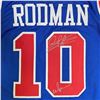 Image 2 : DENNIS RODMAN SIGNED DETROIT PISTONS JERSEY (FROZEN POND COA)