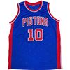 Image 3 : DENNIS RODMAN SIGNED DETROIT PISTONS JERSEY (FROZEN POND COA)