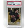 Image 1 : 2023 UPPER DEAK NO,1 CONNOR BEDARD GAME DATED MOMENTS-GOLD PSA GRADED 8