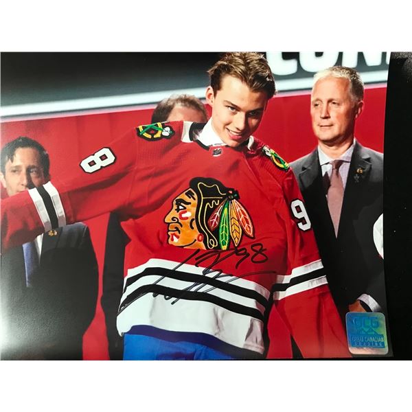 CONNOR BRDARD SIGNED CHICAGO BLACKHAWKS 8 X 10 (GCG HOLO)