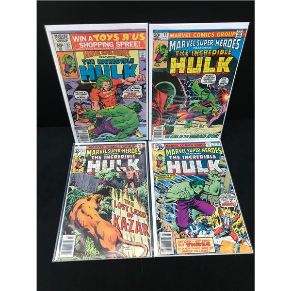 MARVEL COMICS THE INCREDIBLE HULK COMIC BOOK LOT