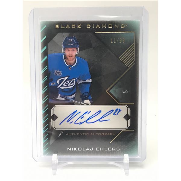 2021 UPPER DECK BLACK DIAMOND NIKOLAJ EHLERS AUTO 11/99