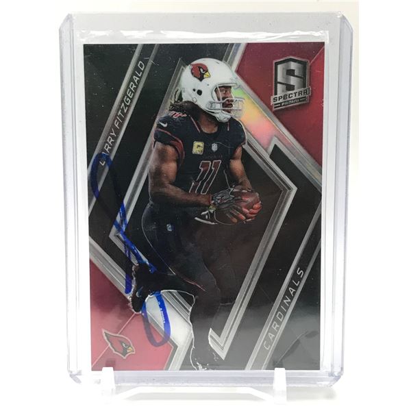 2018 PANINI SPECTRA NO26 LARRY FITZGERALD 10/99 AUTO