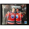 Image 1 : CONNOR MCDAVID AND WAYNE GRETZKY DUAL SIGNED OILERS 8 X 10 (GCG HOLO)