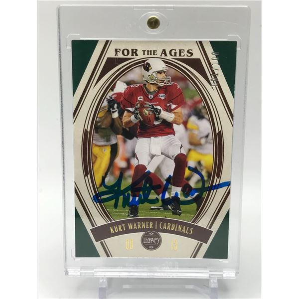 2021 PANINI LEGACY NO.FTA-6 KURT WARNER AUTO 001/100