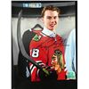 Image 1 : CONNOR BEDARD SIGNED CHICAGO BLACKHAWKS 8 X 10 (GCG HOLO)